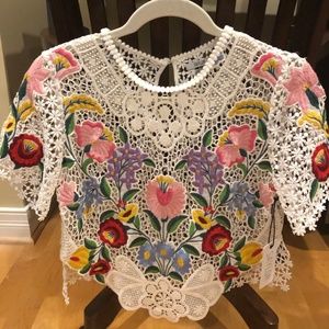 Saylor Crochet Top (size medium)
